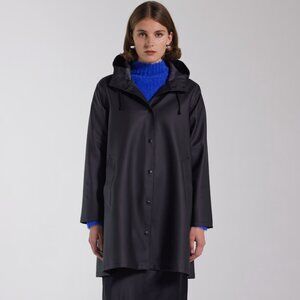 Stutterheim Mosebacke Raincoat, Unisex XXXS, Black